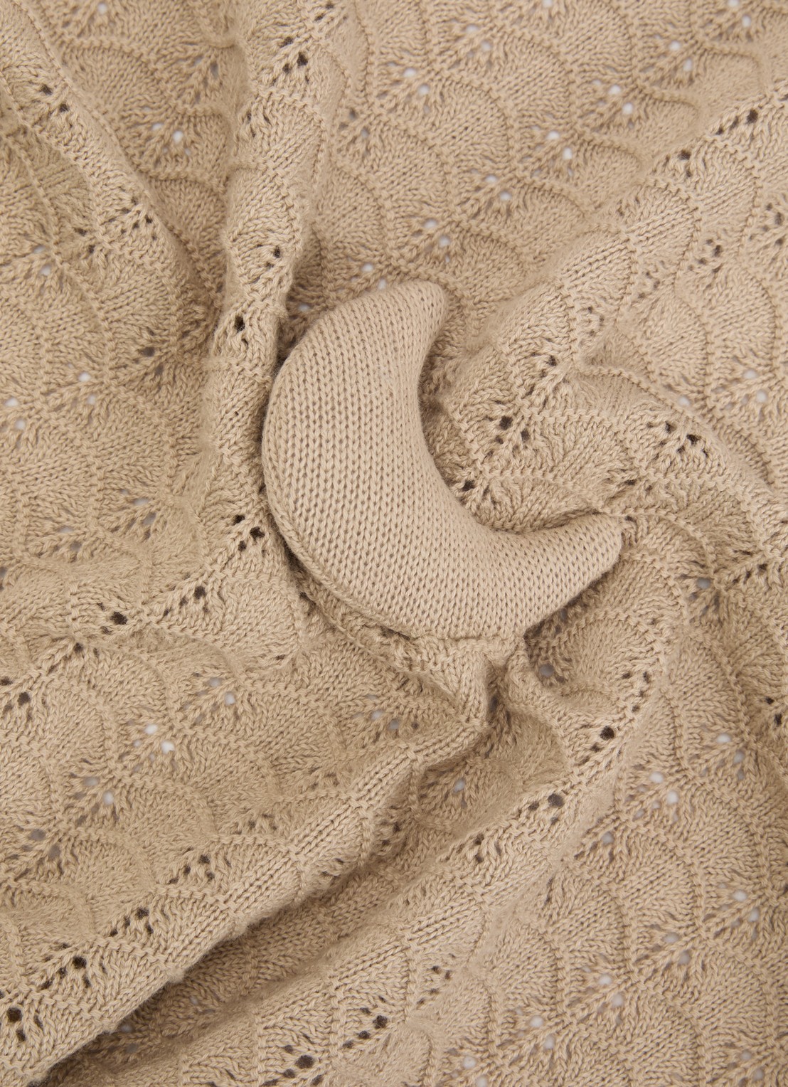 Lil 'Atelier NBNDumin knuffeldoekje - detail 2 zand
