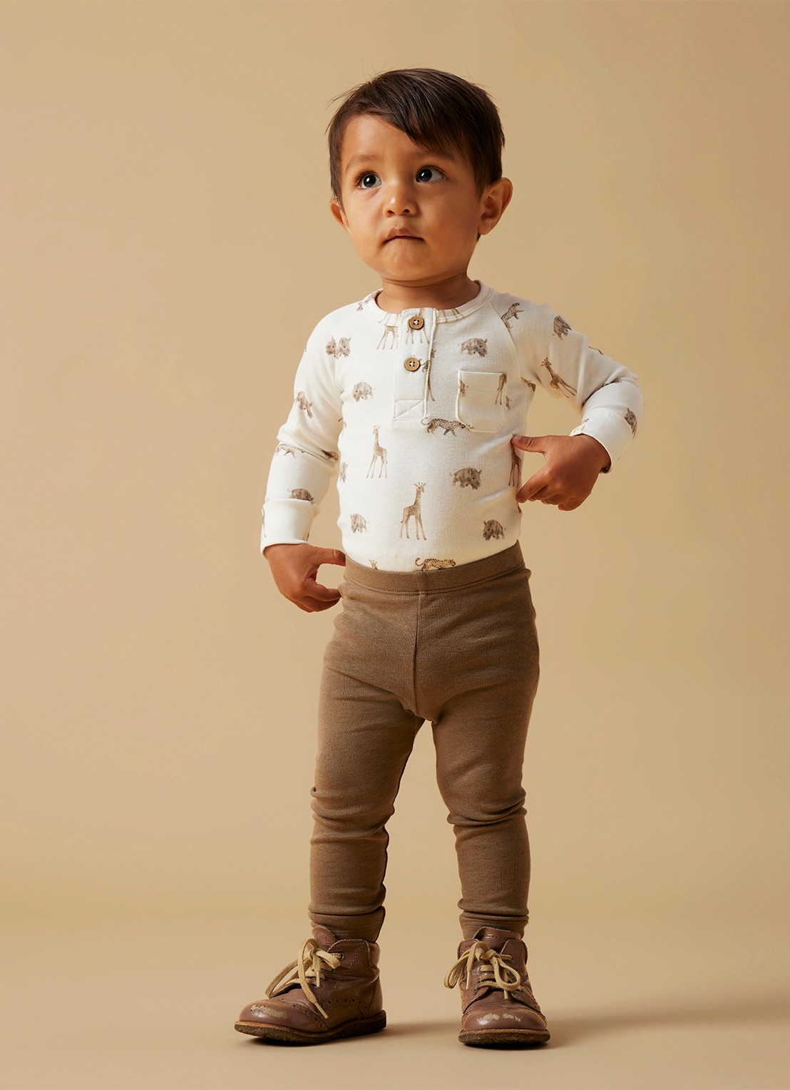 Lil 'Atelier NBNGayo legging - detail 5 zand