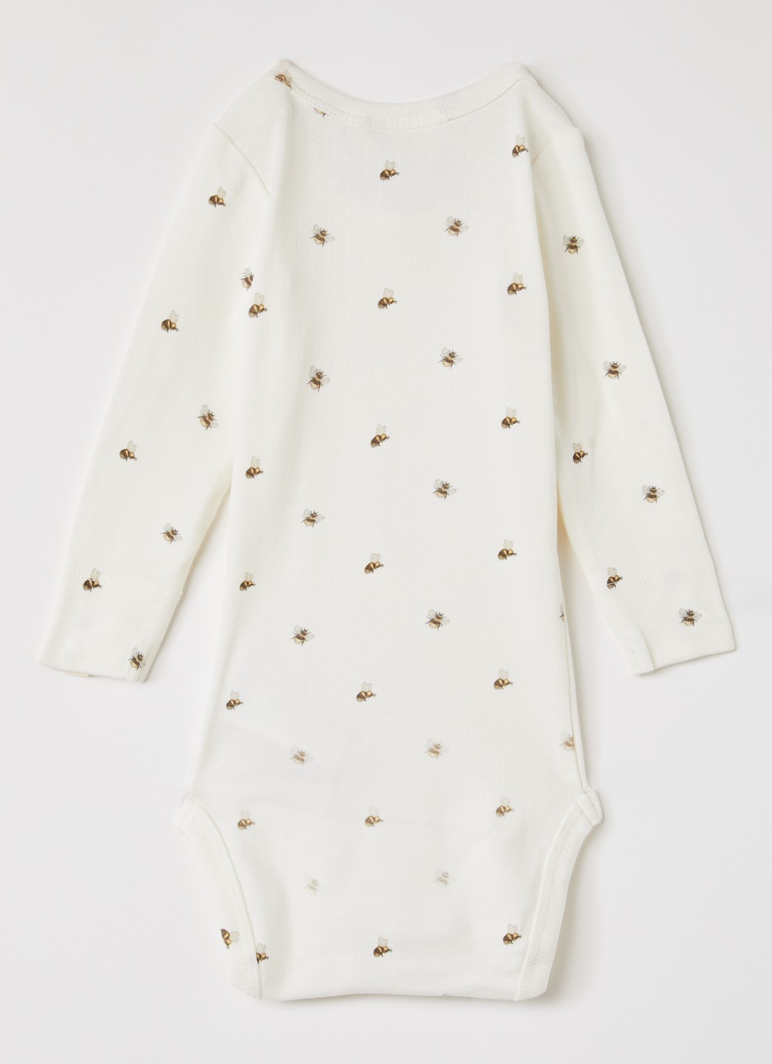 Lil 'Atelier NBNGayo romper met print - voorkant 2 gebroken wit