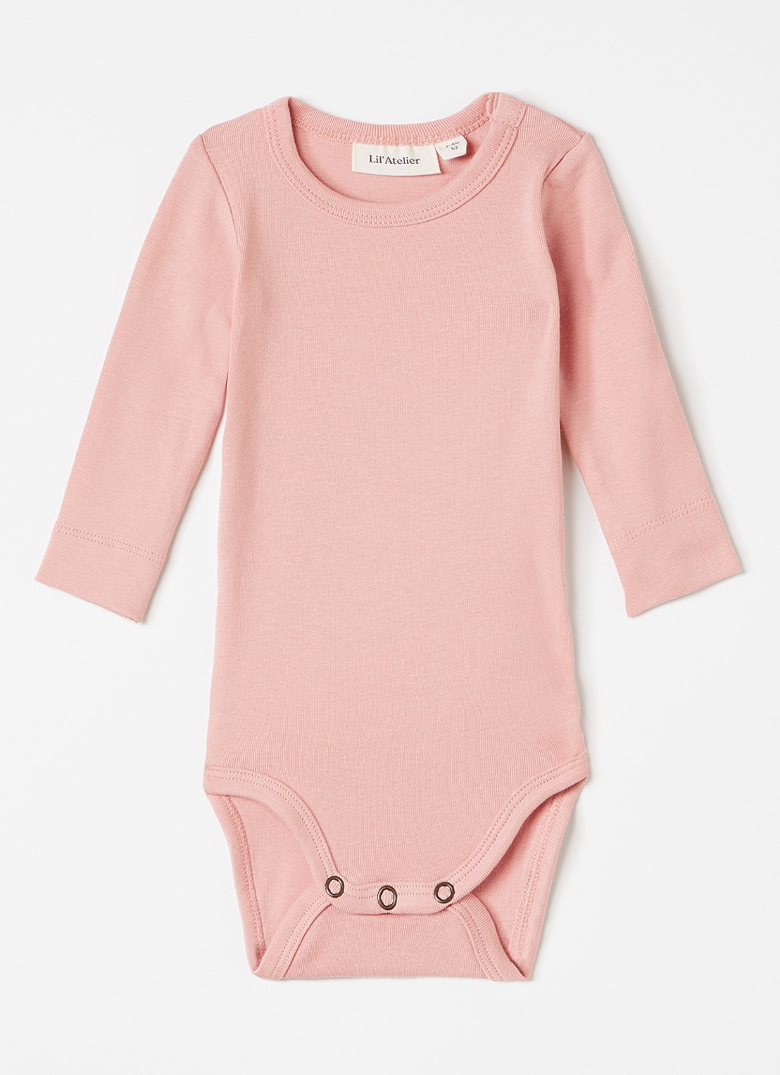 Lil 'Atelier NBNGayo romper met ronde hals - voorkant roze