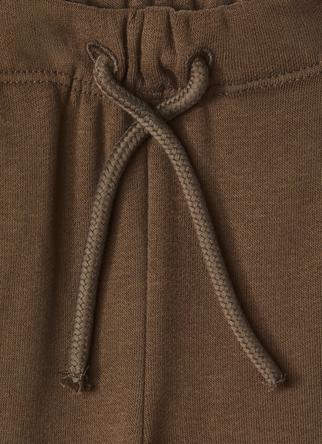 Lil 'Atelier NBNIlondon tapered fit joggingbroek met steekzakken - detail lichtbruin
