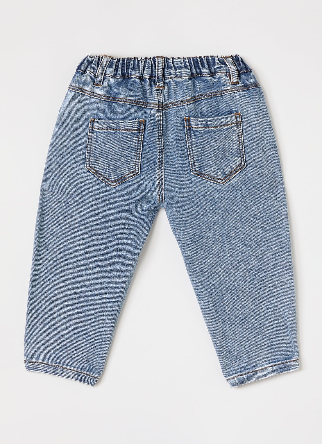 Lil 'Atelier NBNKarole loose fit jeans - voorkant 2 indigo