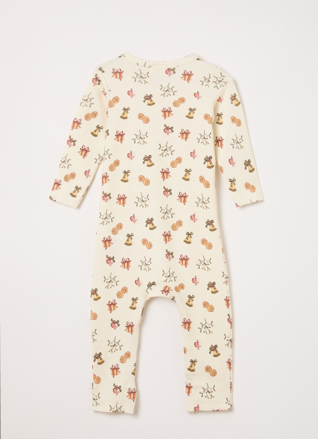 Lil 'Atelier NBNLayo babypak met print - voorkant 2 gebroken wit