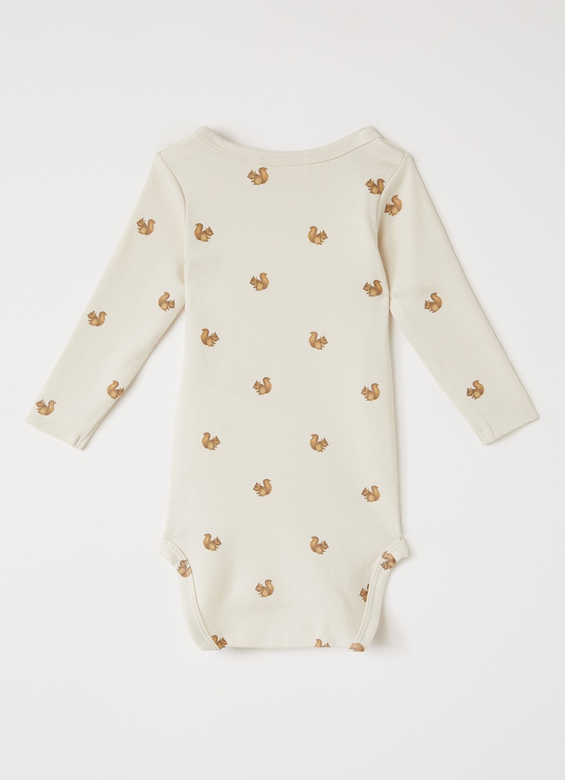 Lil 'Atelier NBNLayo romper met print - voorkant 2 beige