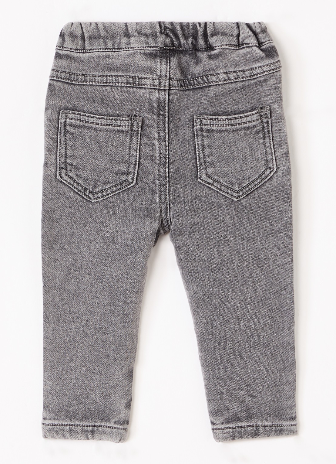 Lil 'Atelier NBNLulia loose fit jeans met gekleurde wassing - voorkant 4 grijs