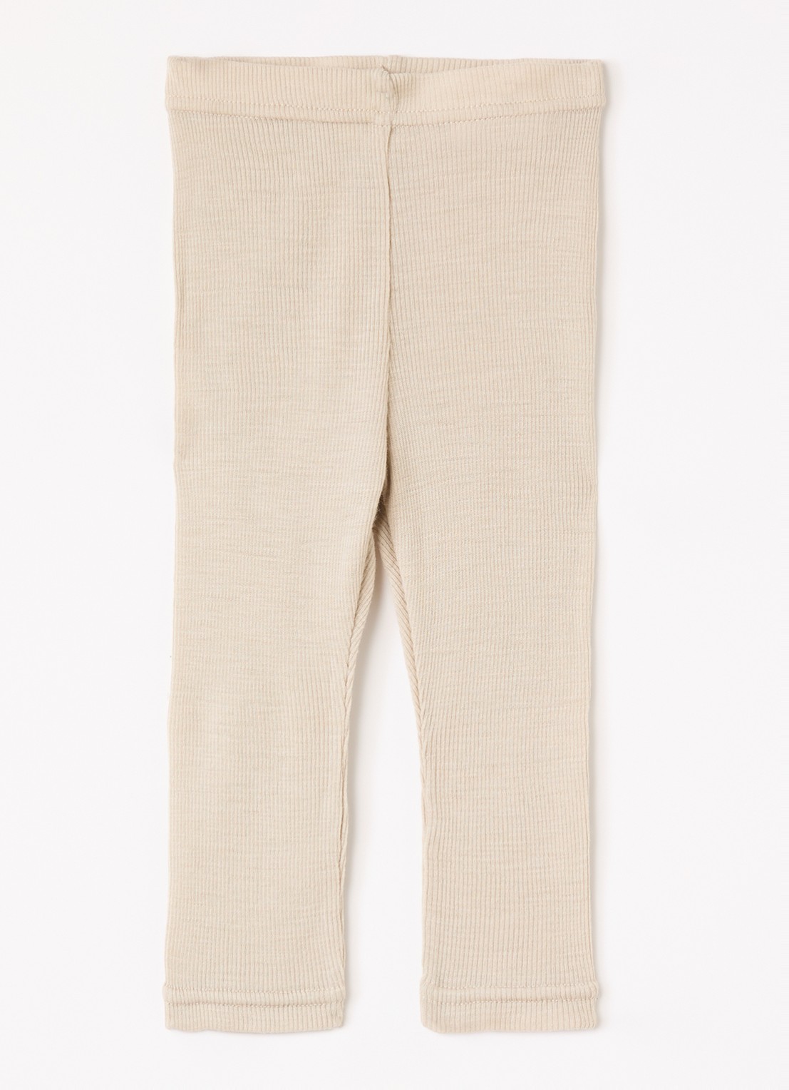 Lil 'Atelier NBNNalu legging in wolblend - voorkant beige