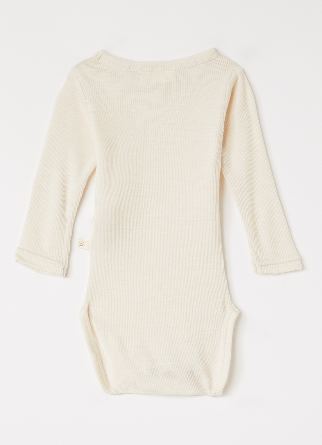 Lil 'Atelier NBNNalu romper in wolblend - voorkant 2 creme