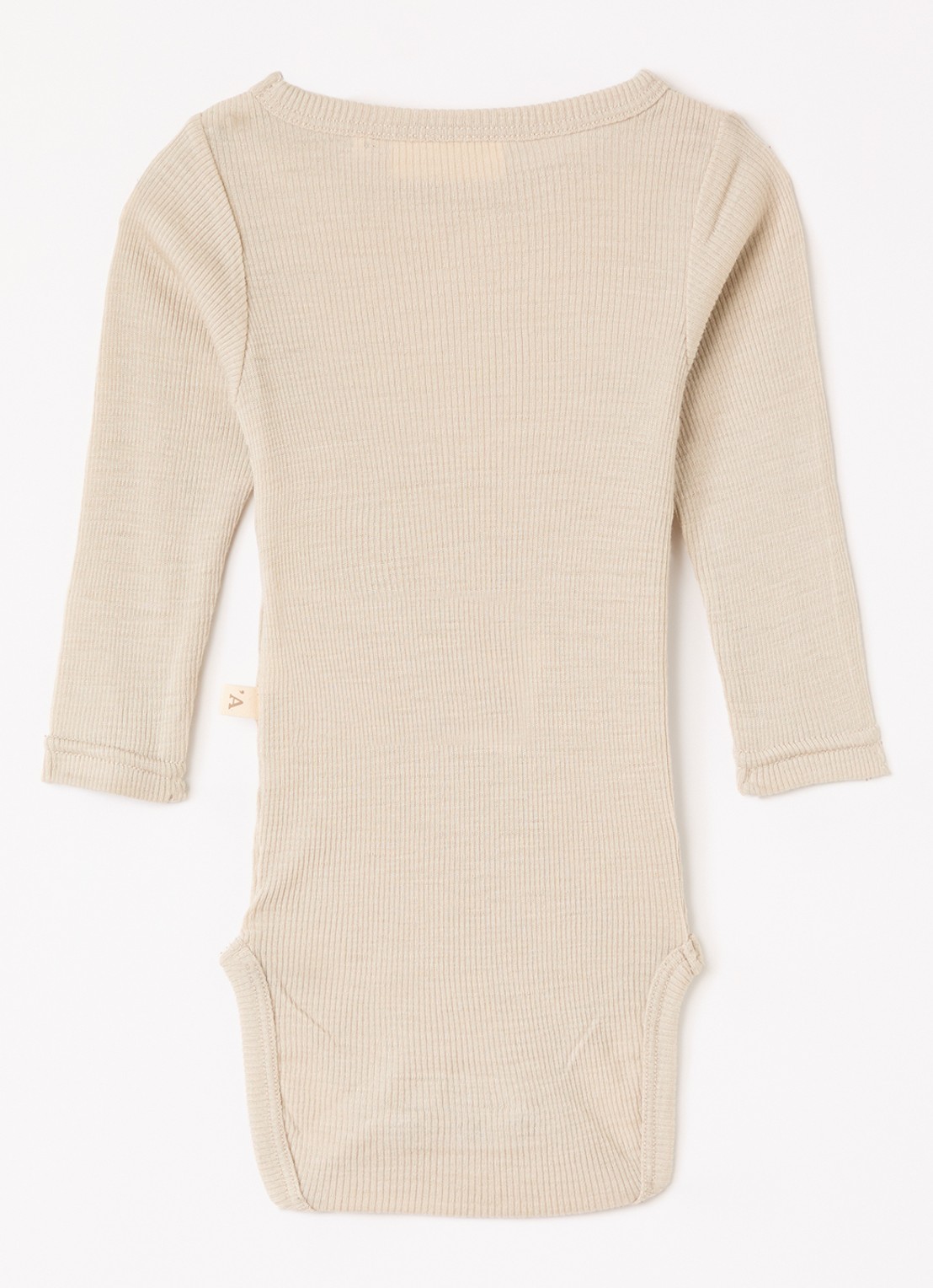 Lil 'Atelier NBNNalu romper in wolblend - voorkant 2 beige