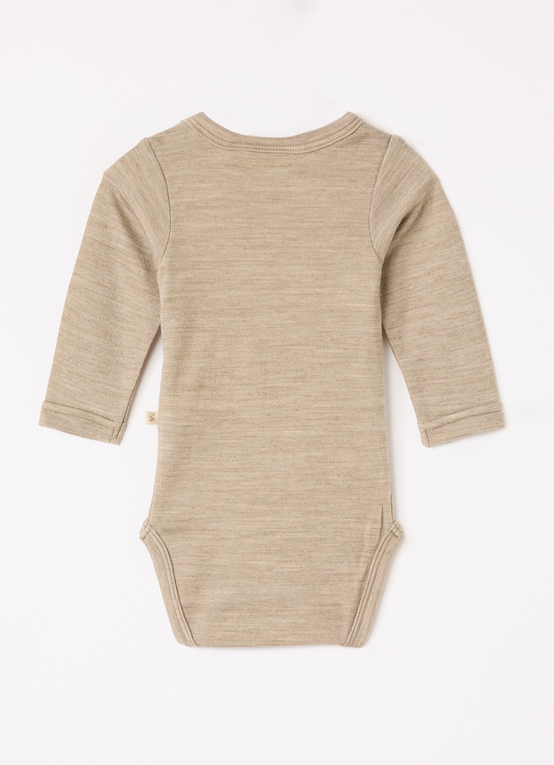 Lil 'Atelier NBNNilo romper in wolblend - voorkant 2 zand