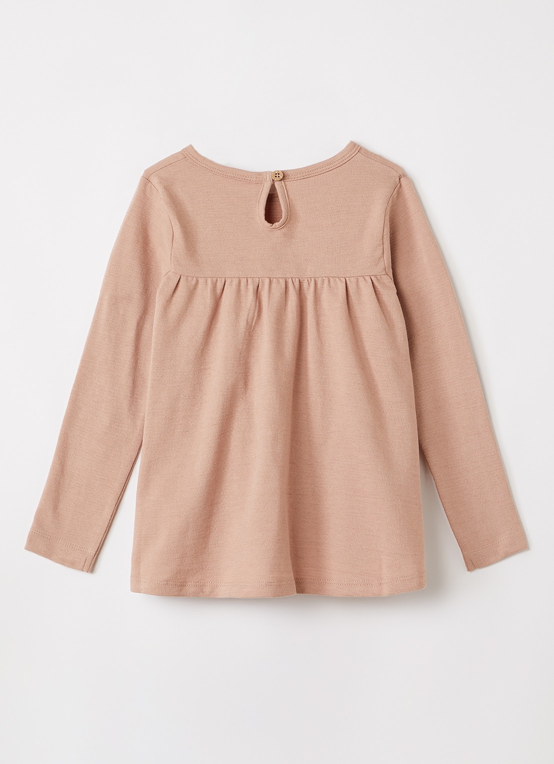 Lil 'Atelier NMFBerry tuniek met ronde hals - voorkant 2 zalmroze