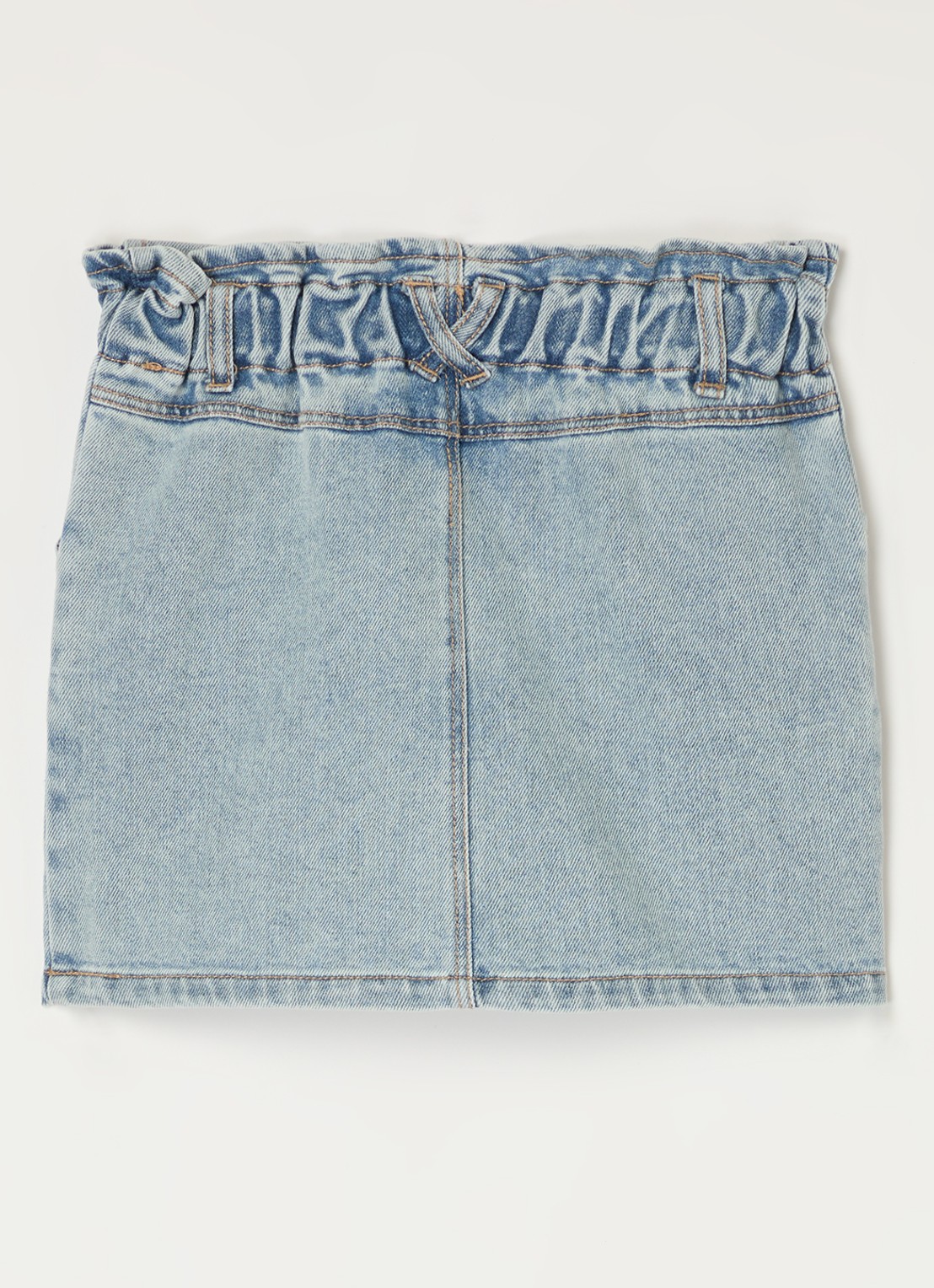 Lil 'Atelier NMFDarlee spijkerrok in  katoenblend - achterkant jeans