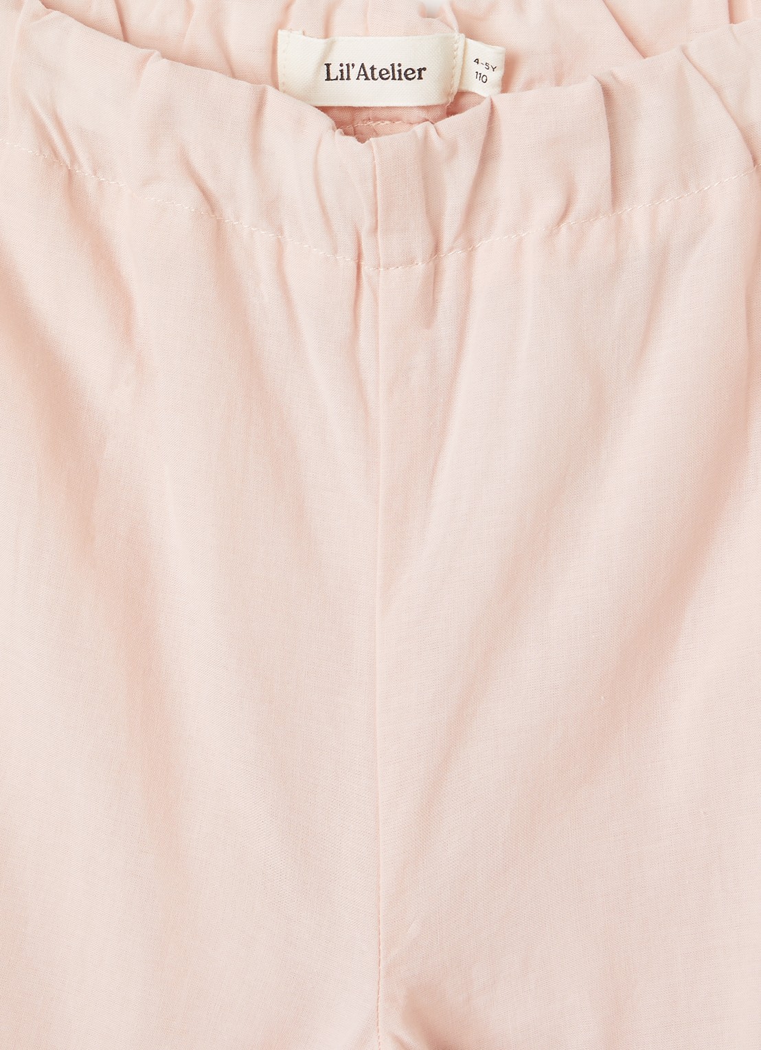 Lil 'Atelier NMFDayna wide fit broek - detail oudroze