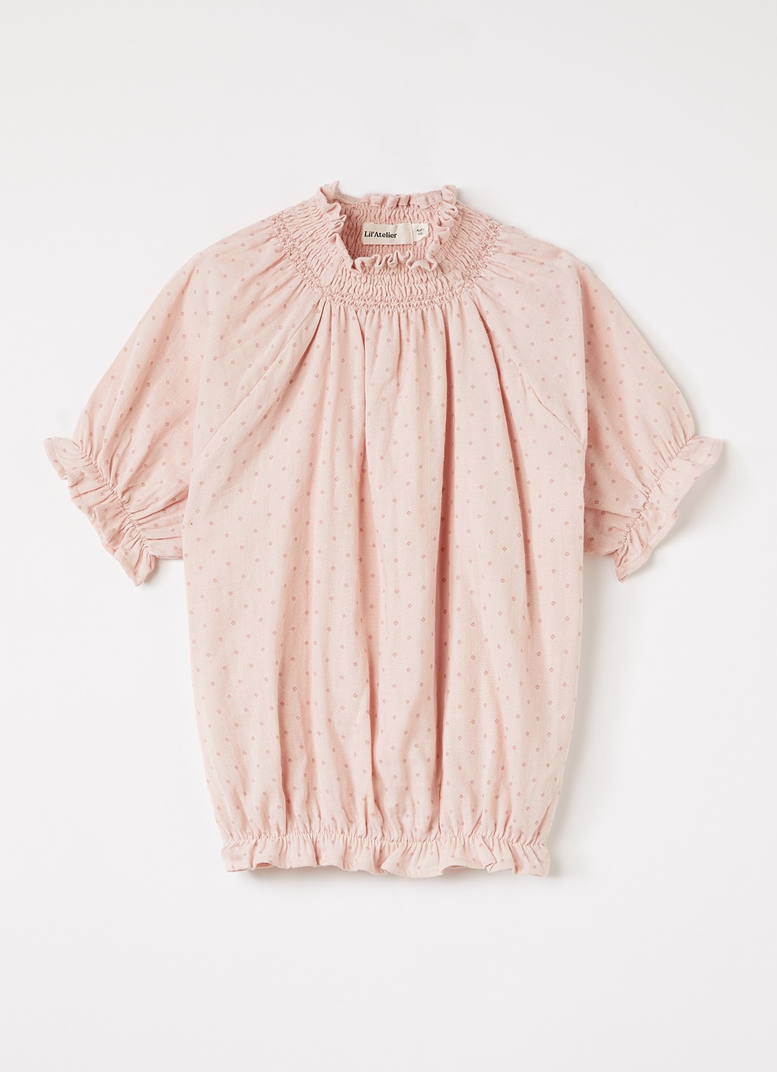Lil 'Atelier NMFDembe T-shirt met print - voorkant oudroze