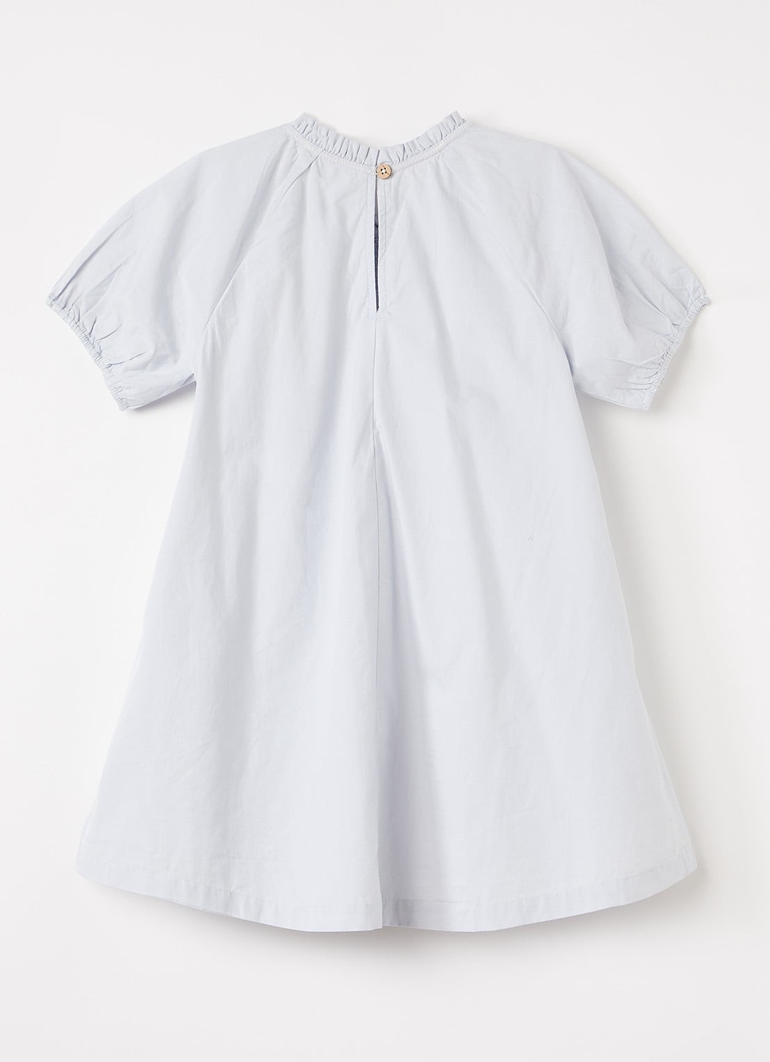 Lil 'Atelier NMFFaustine jurk met broderie - achterkant grijs