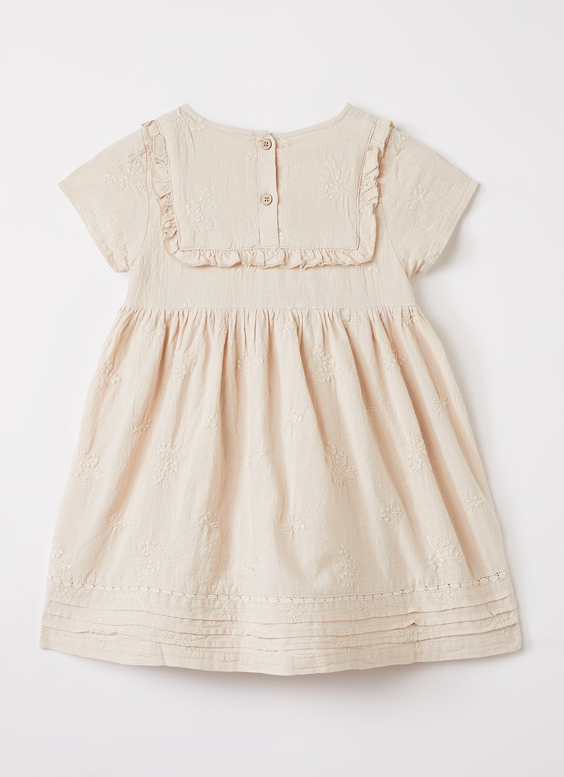 Lil 'Atelier NMFFeronia tuniekjurk  - voorkant 2 creme