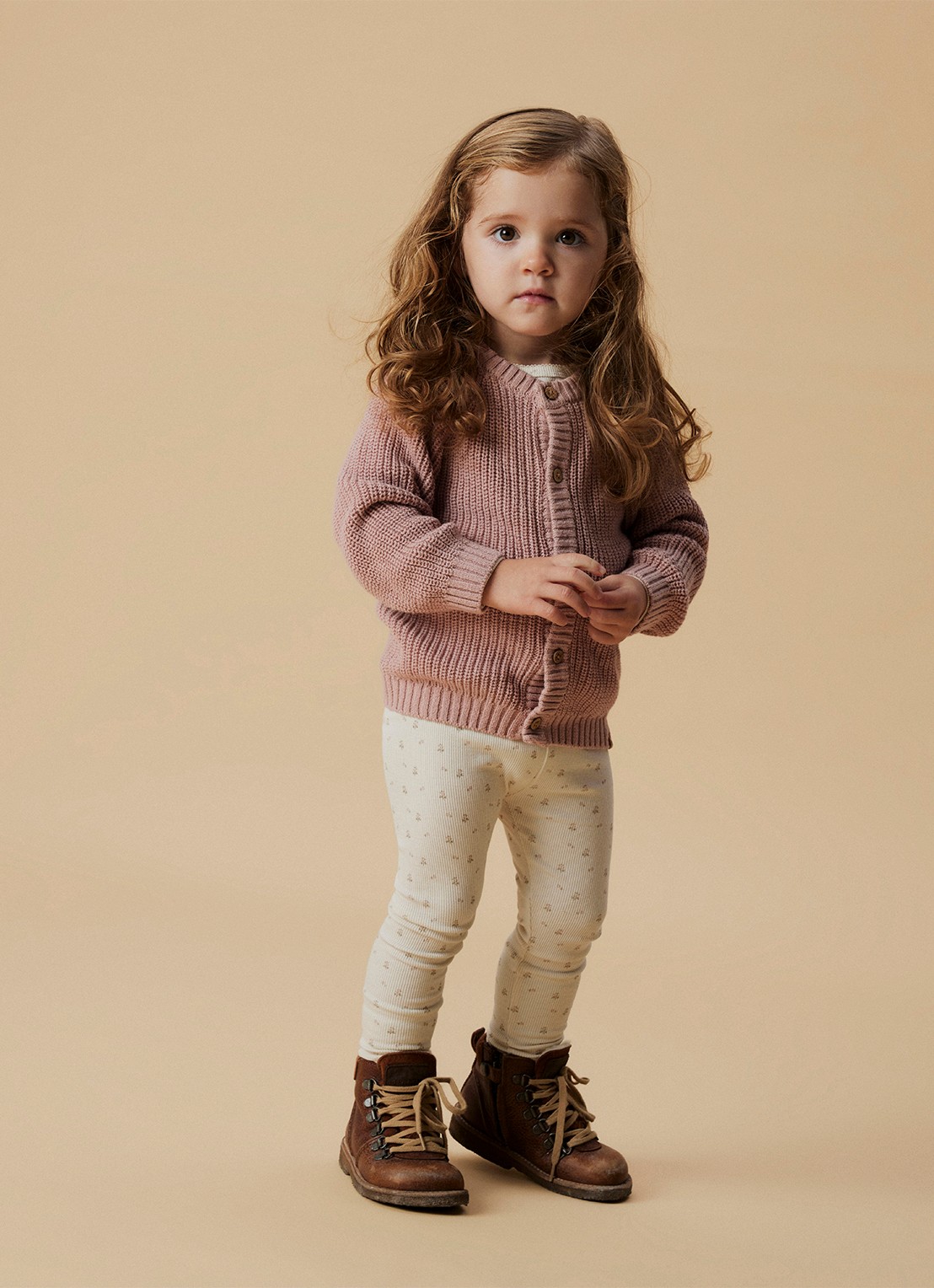 Lil 'Atelier NMFGago legging met print - detail 5 taupe