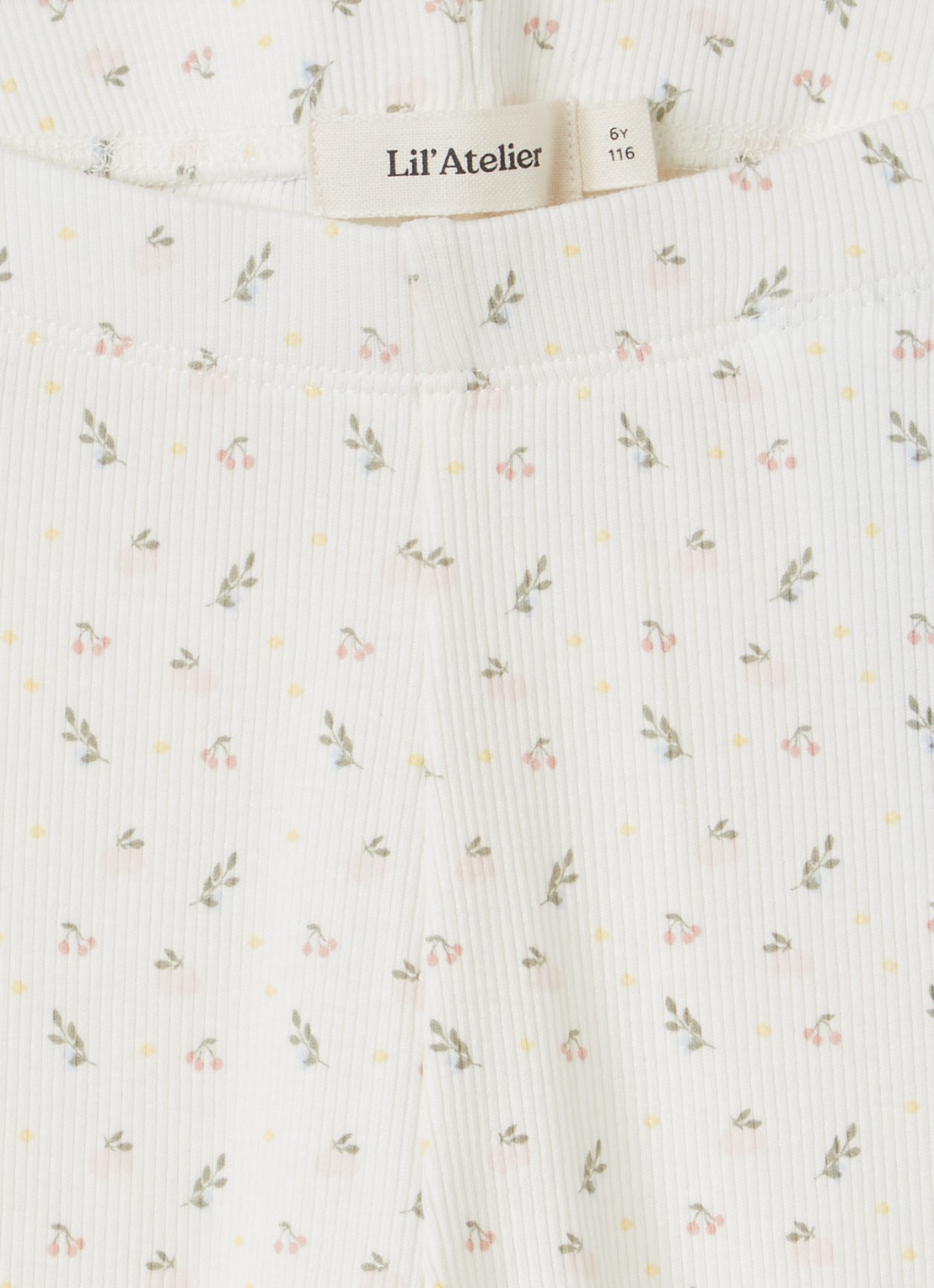 Lil 'Atelier NMFGago legging met print - detail 3 gebroken wit