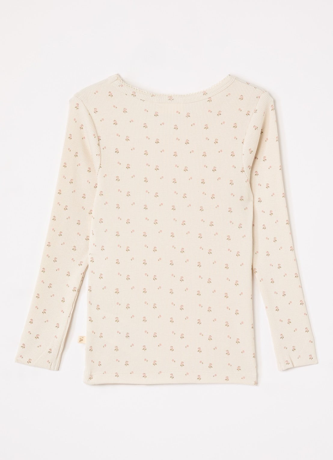 Lil 'Atelier NMFGago longsleeve met print - achterkant 3 taupe