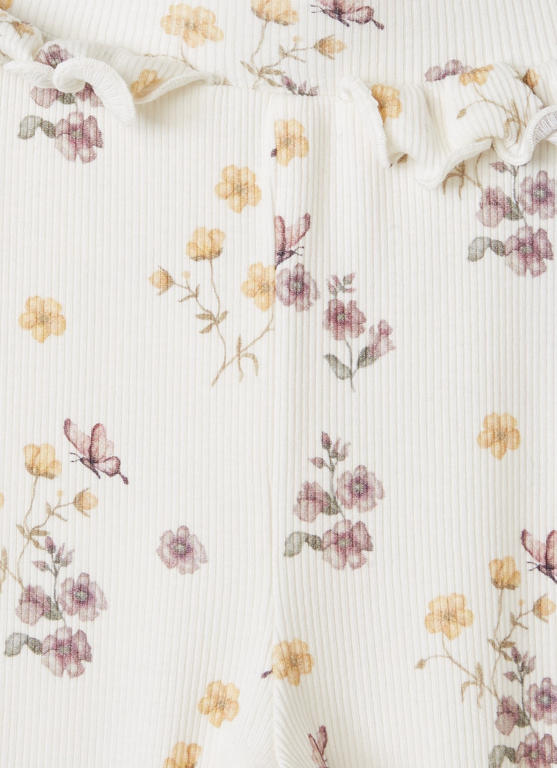 Lil 'Atelier NMFGavo legging met print - detail ivoor