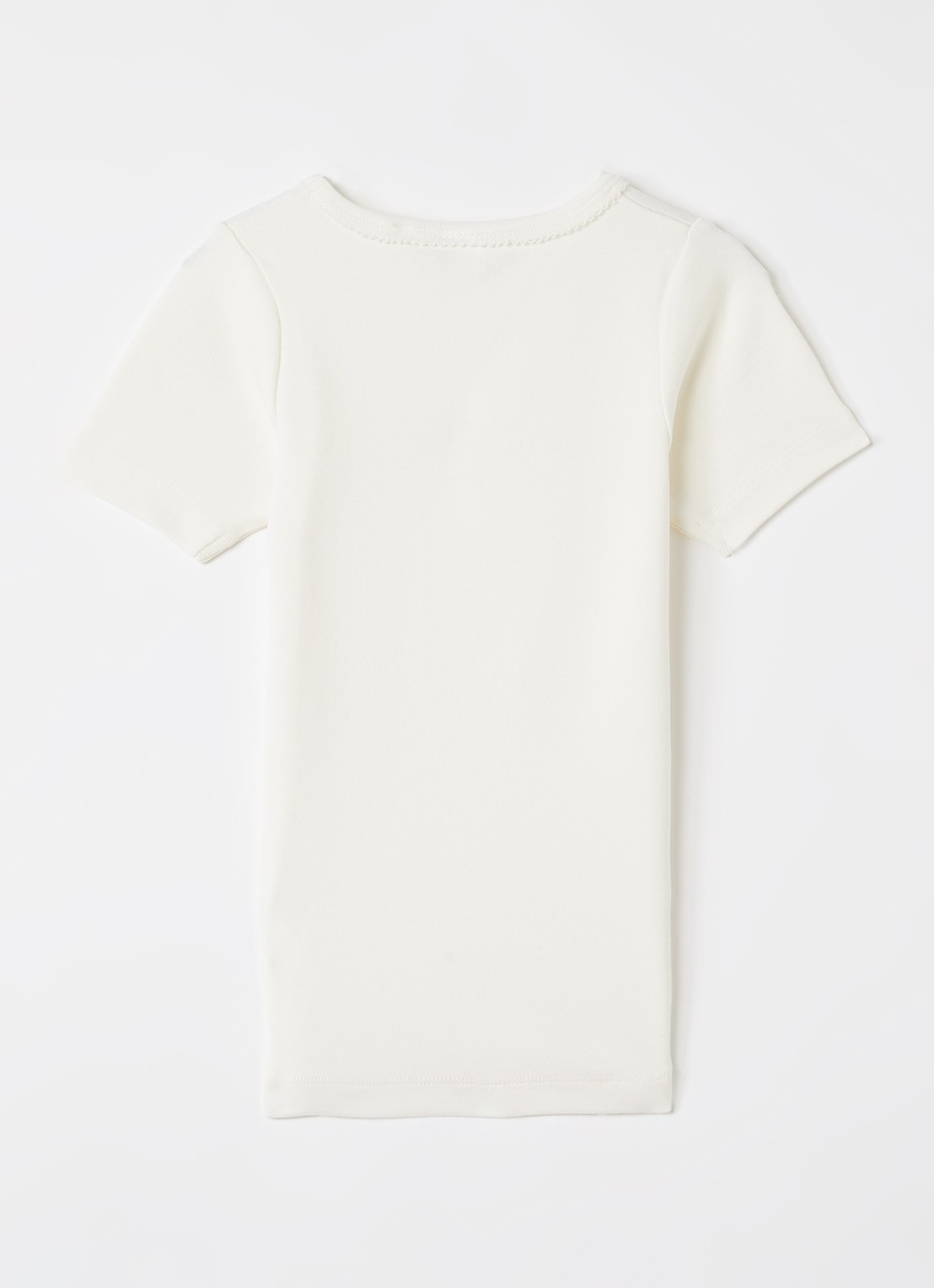 Lil 'Atelier NMFGayo T-shirt  - voorkant 2 gebroken wit