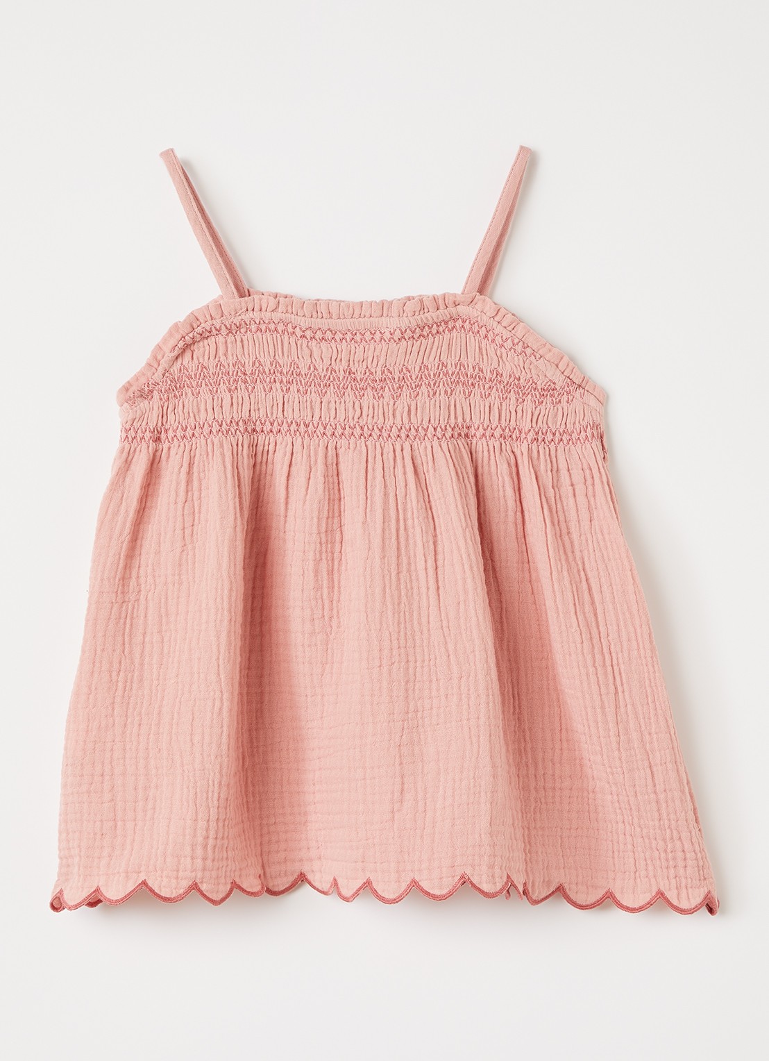 Lil 'Atelier NMFHiba jurk met structuur - voorkant 2 roze