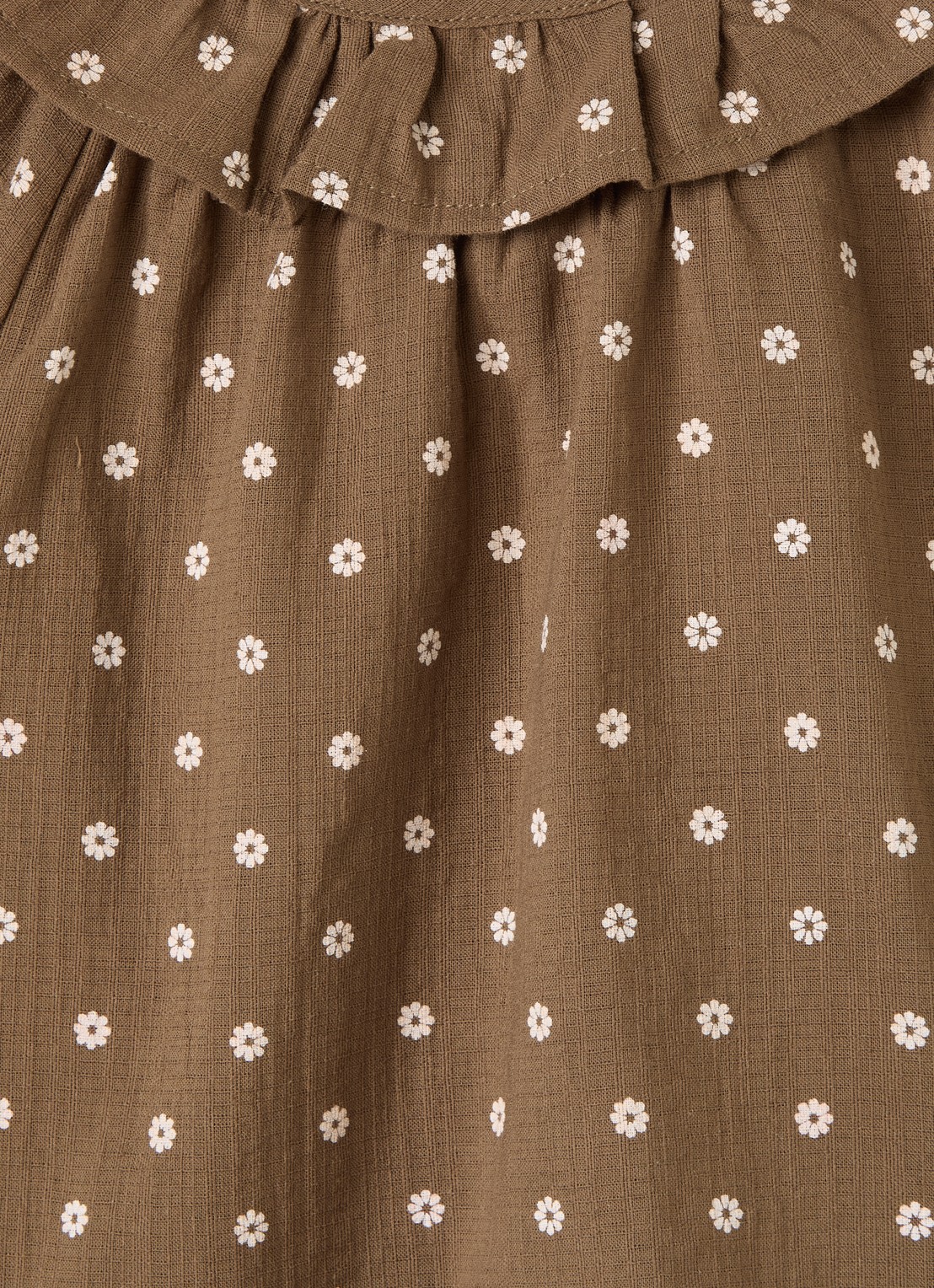 Lil 'Atelier NMFHulla top met print - detail bruin