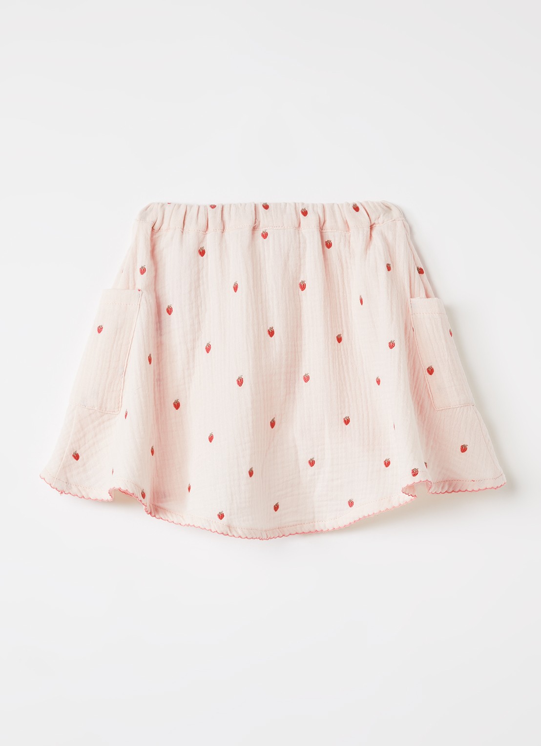 Lil 'Atelier NMFKamma rok met print - voorkant 2 lichtroze