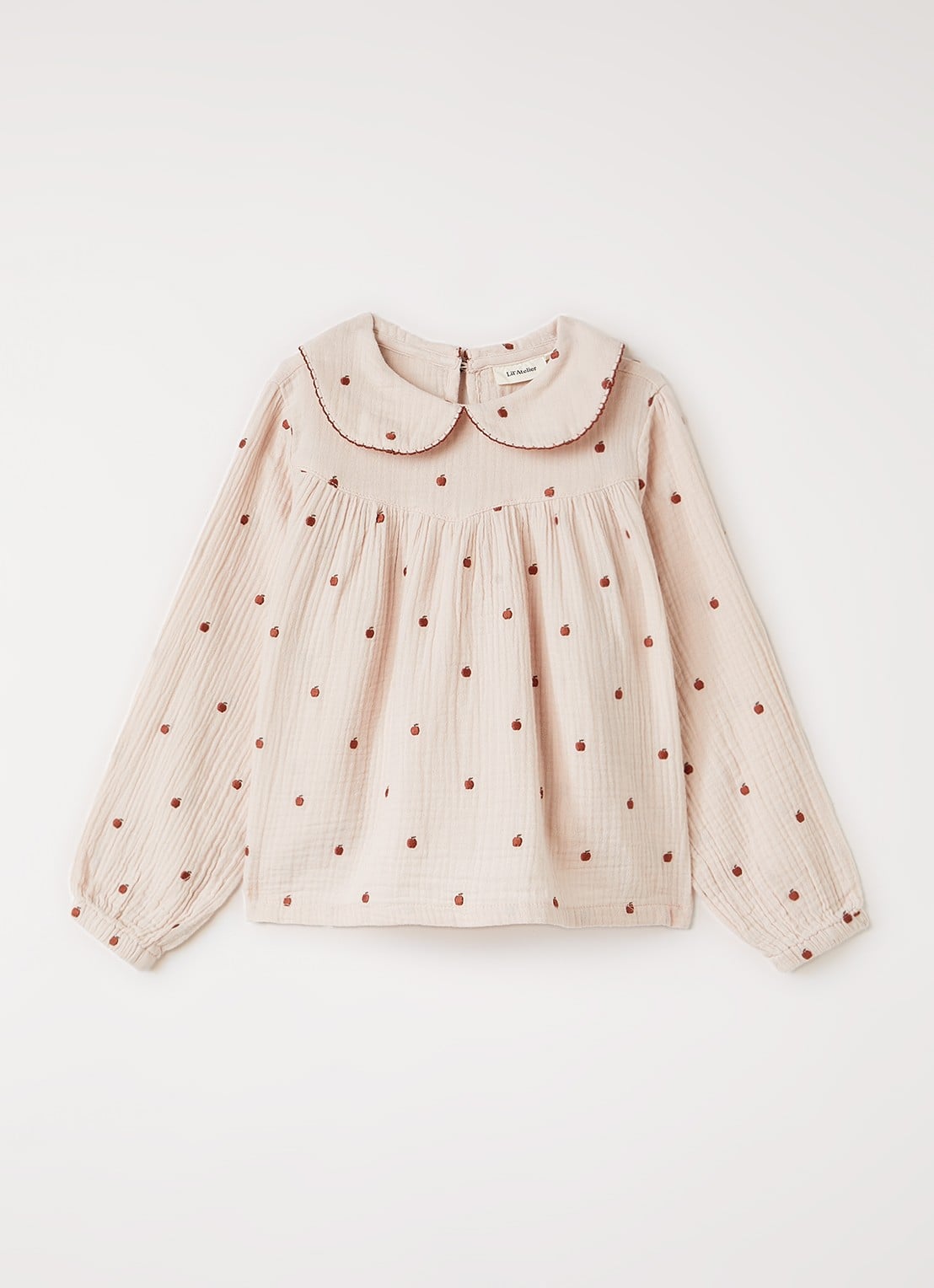 Lil 'Atelier NMFKamma top met print - voorkant lichtroze