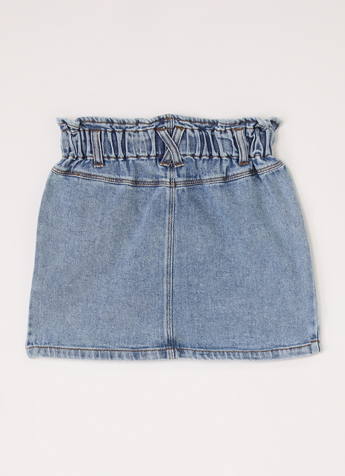 Lil 'Atelier NMFKarole mini spijkerrok  - voorkant 2 indigo