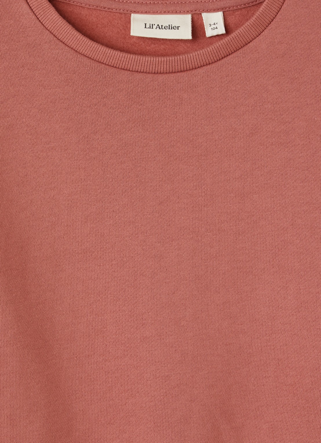 Lil 'Atelier NMFKilano sweater met ruches - detail roze