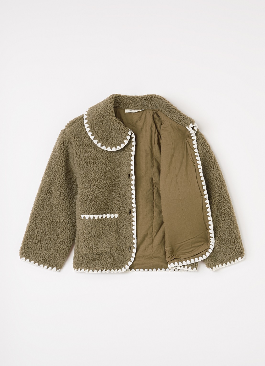 Lil 'Atelier NMFLajo jack van teddy - voorkant 2 zand