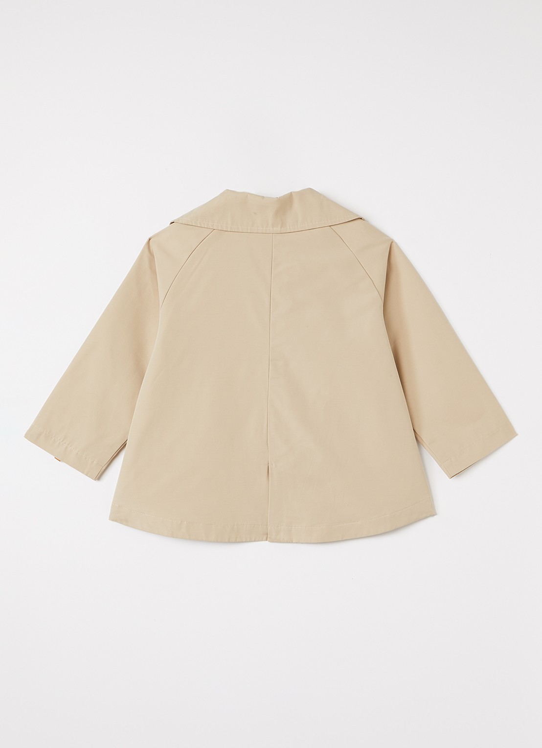 Lil 'Atelier NMFLamadelin trenchcoat met steekzakken - achterkant beige