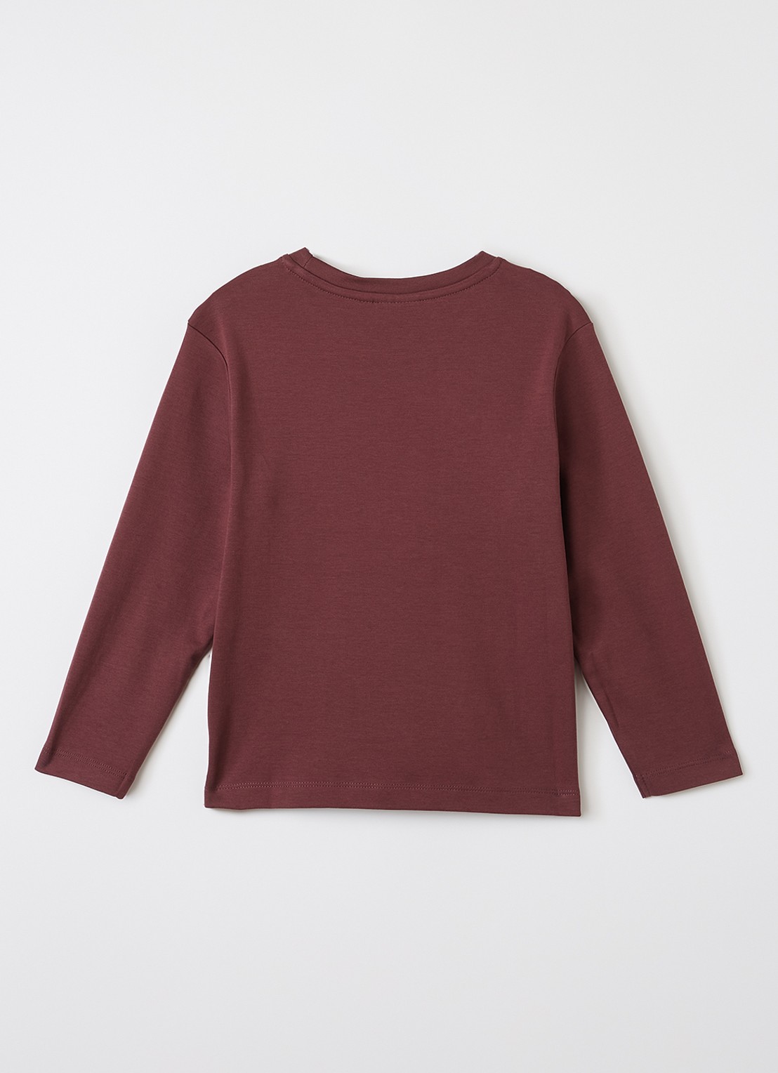 Lil 'Atelier NMFLimia longsleeve  - voorkant 2 aubergine