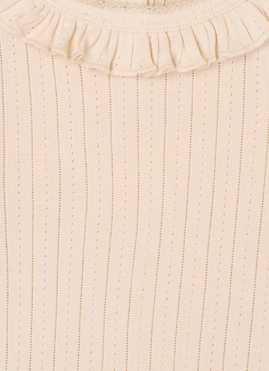Lil 'Atelier NMFRachel top in  katoenblend - detail lichtroze