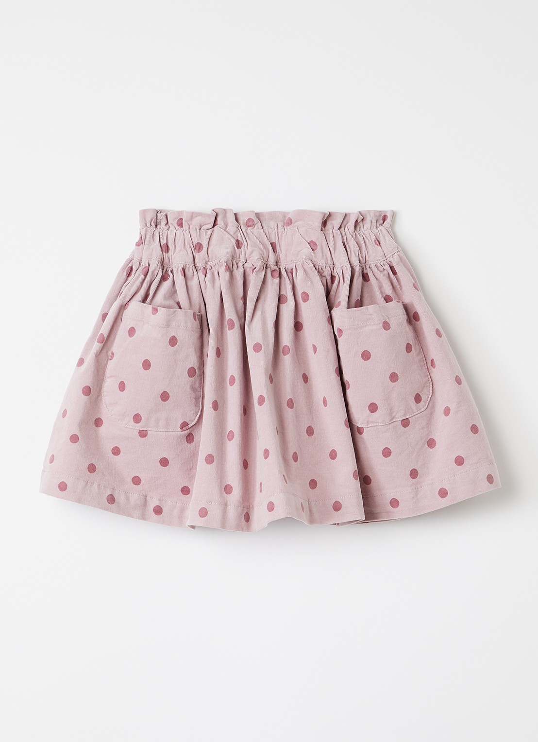 Lil 'Atelier NMFSomba blousejurk met stippenprint - voorkant roze