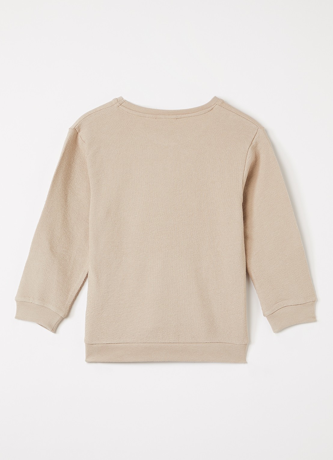 Lil 'Atelier NMMDias grofgebreide trui - voorkant 3 beige