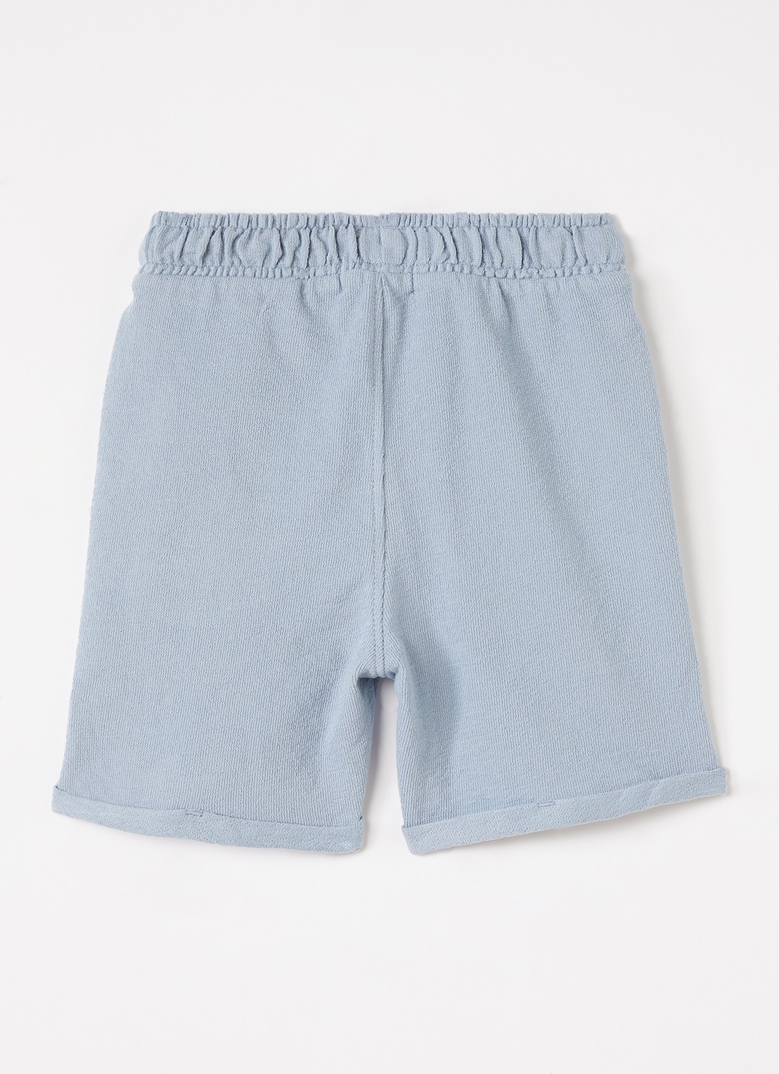 Lil 'Atelier NMMDias loose fit korte broek - voorkant 2 staalblauw