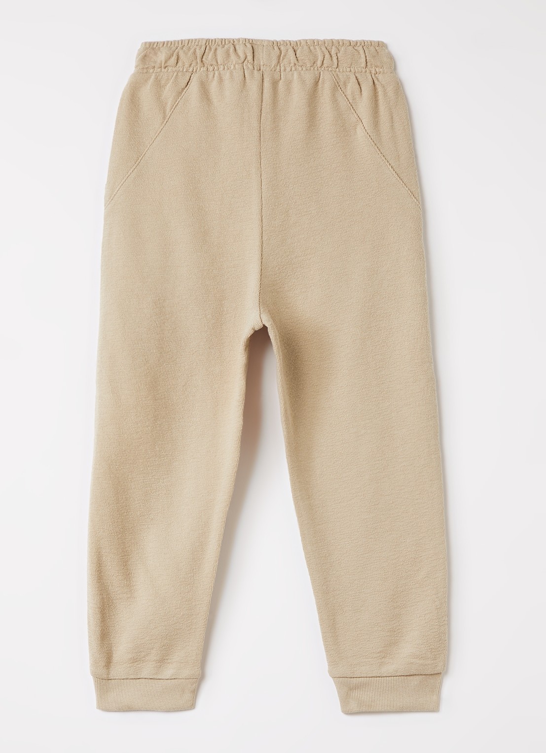 Lil 'Atelier NMMDias tapered fit joggingbroek - achterkant 2 beige