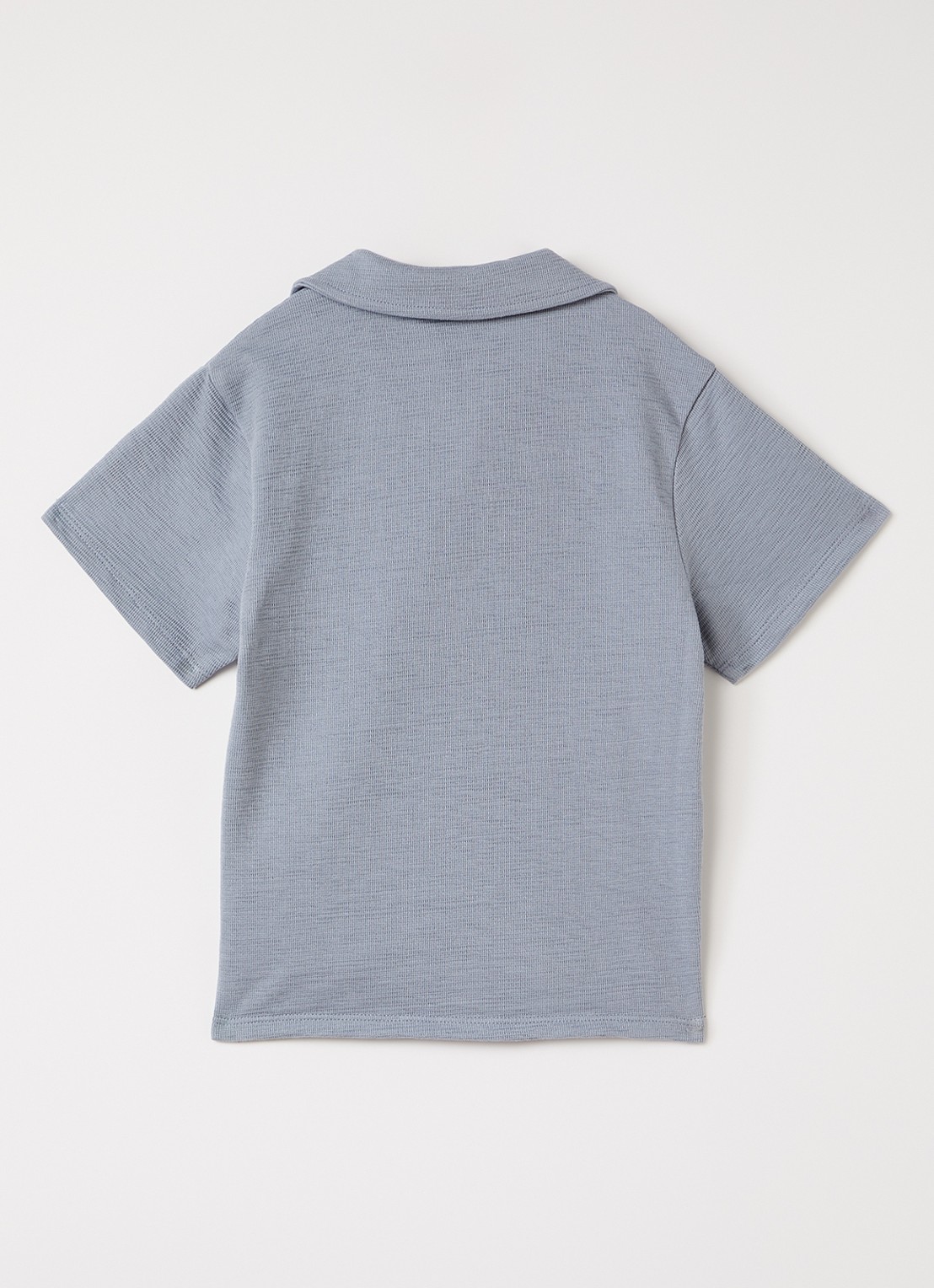 Lil 'Atelier NMMFalk polo met borstzak - voorkant 2 grijs