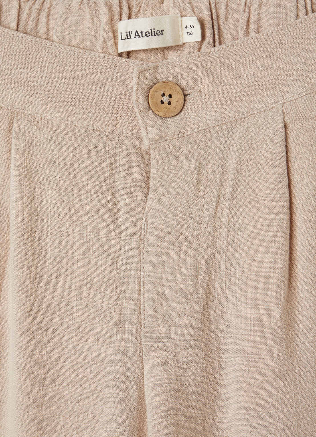 Lil 'Atelier NMMFreddie straight fit pantalon - detail 4 beige