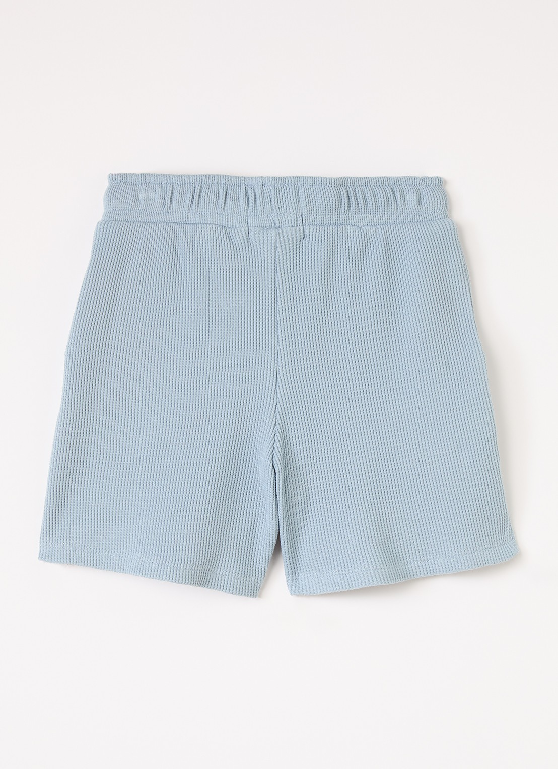 Lil 'Atelier NMMHarun loose fit korte joggingbroek - voorkant 3 lichtblauw