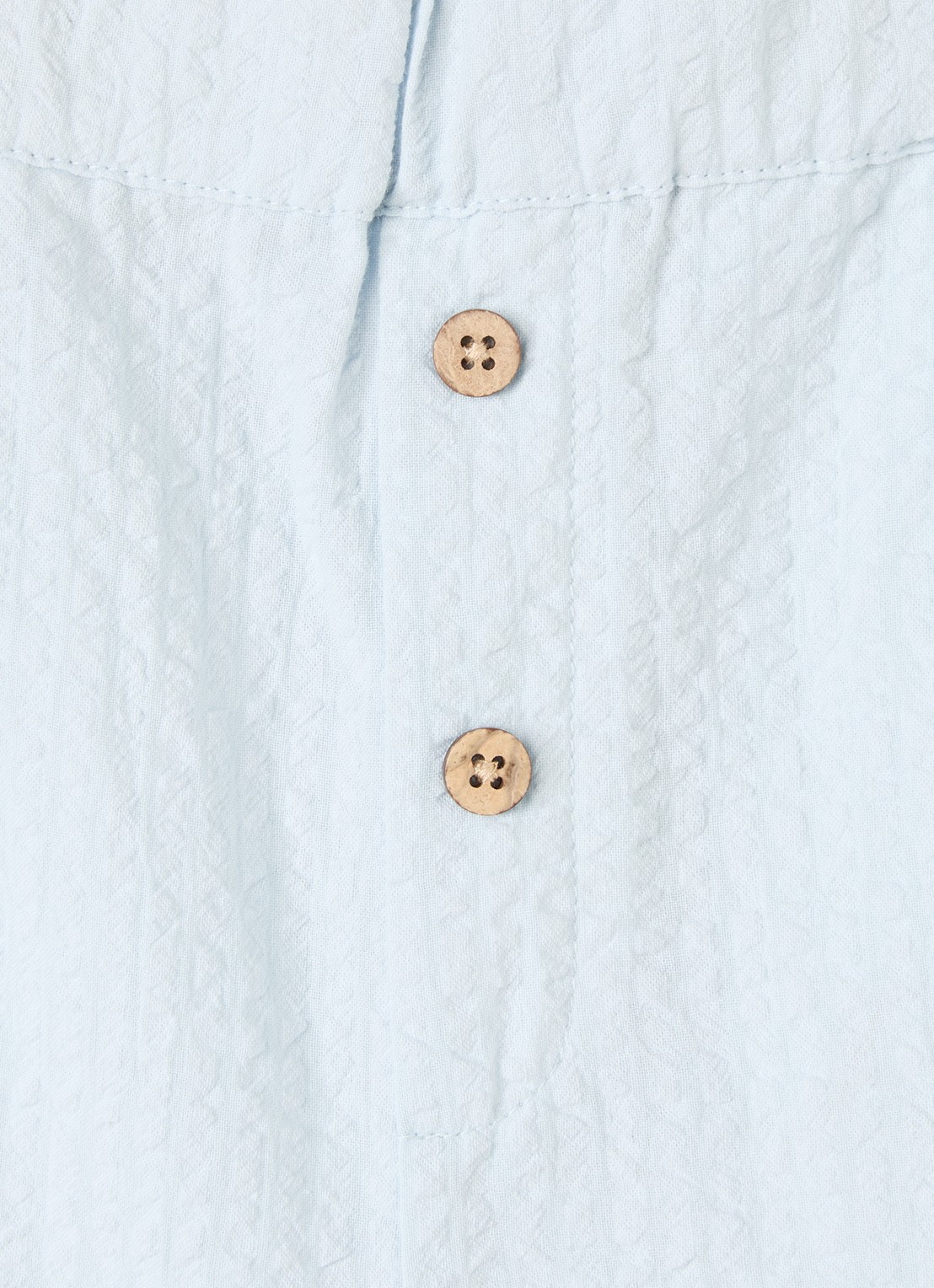 Lil 'Atelier NMMHoman Mak straight fit korte broek - detail 4 lichtblauw