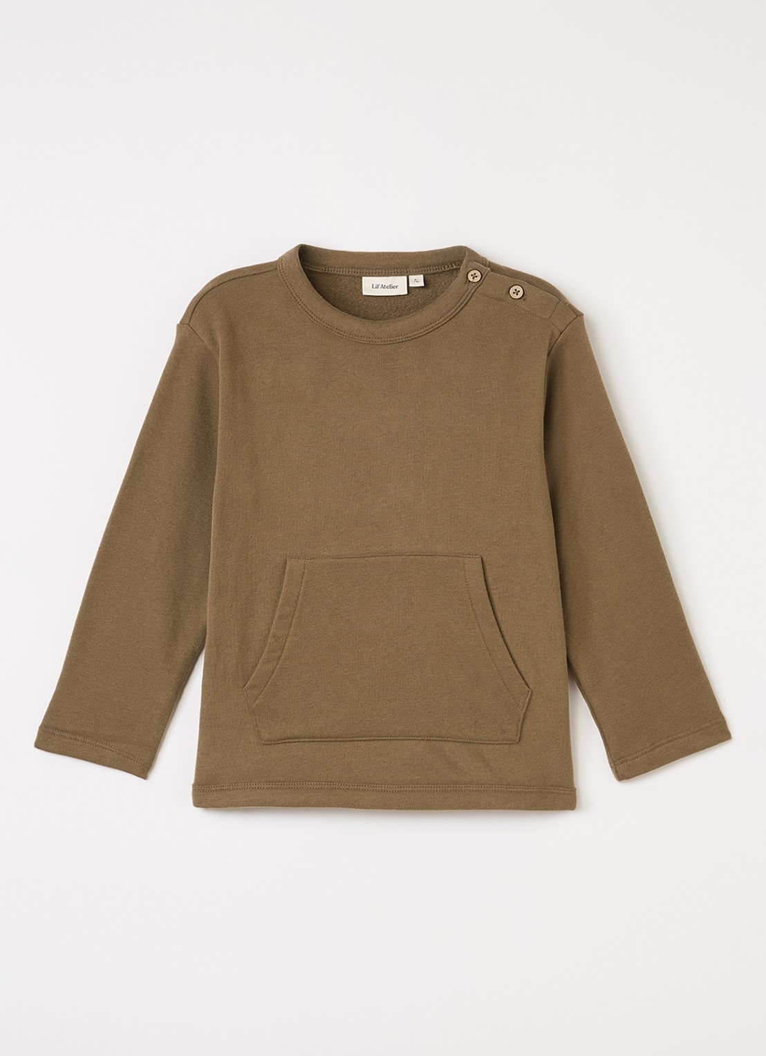 Lil 'Atelier NMMILondon sweater  - voorkant 2 bruin