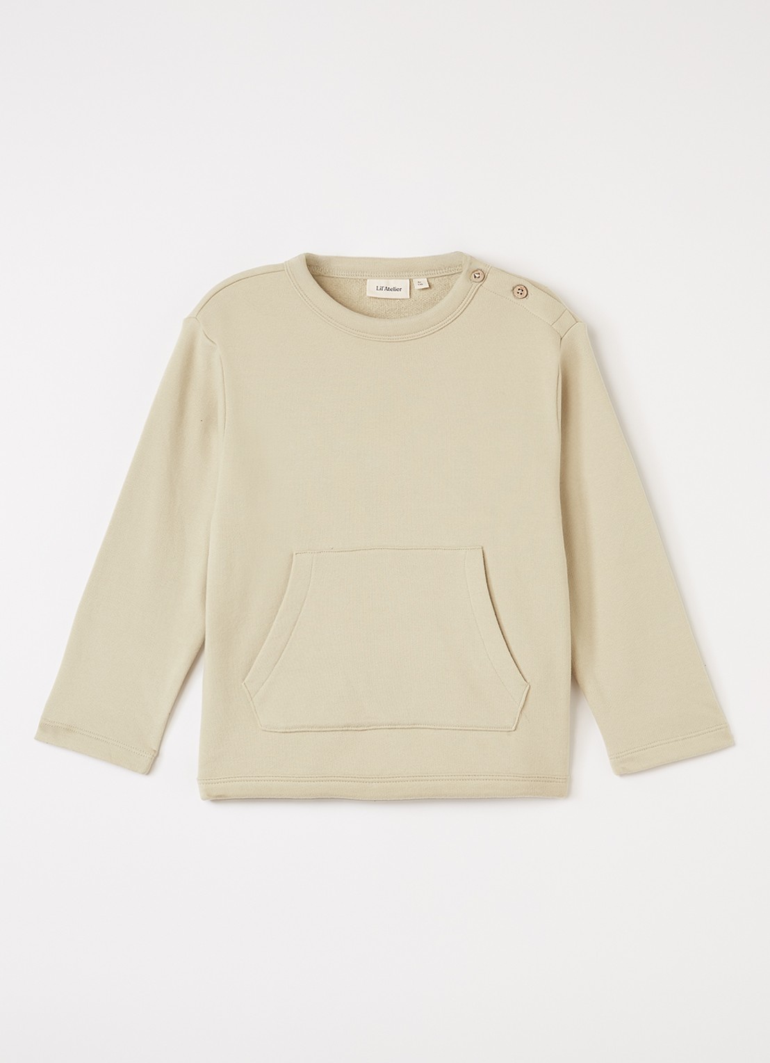 Lil 'Atelier NMMILondon sweater  - voorkant beige