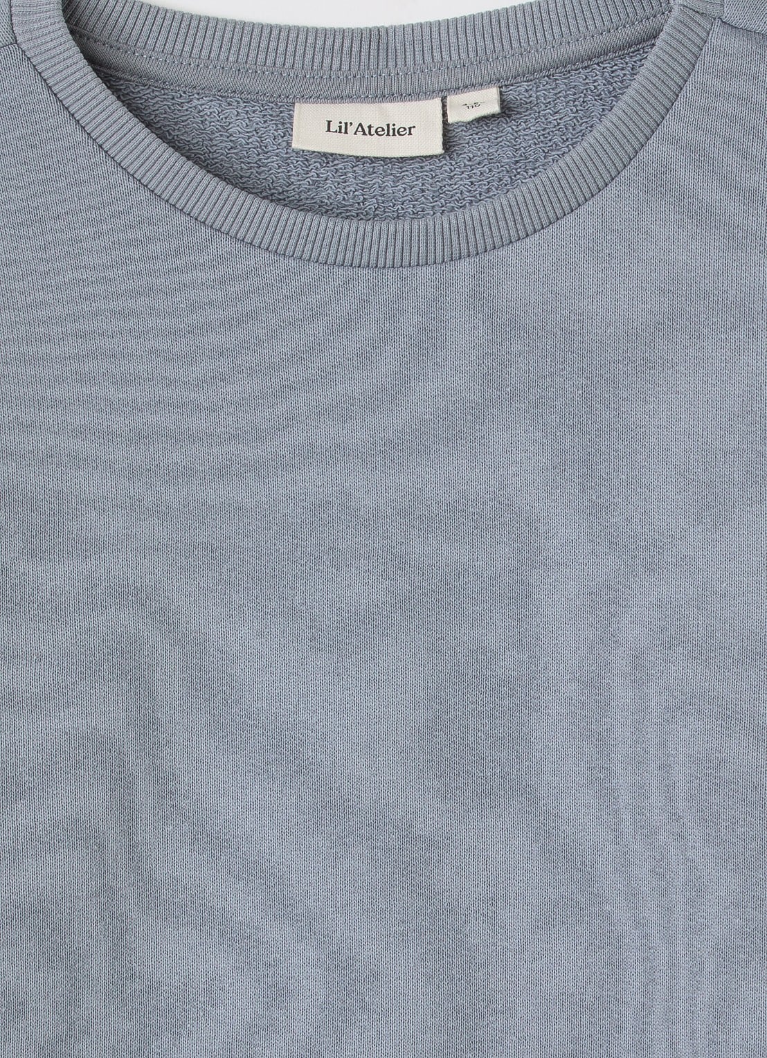 Lil 'Atelier NMMJobo sweater met ronde hals - detail 3 grijs