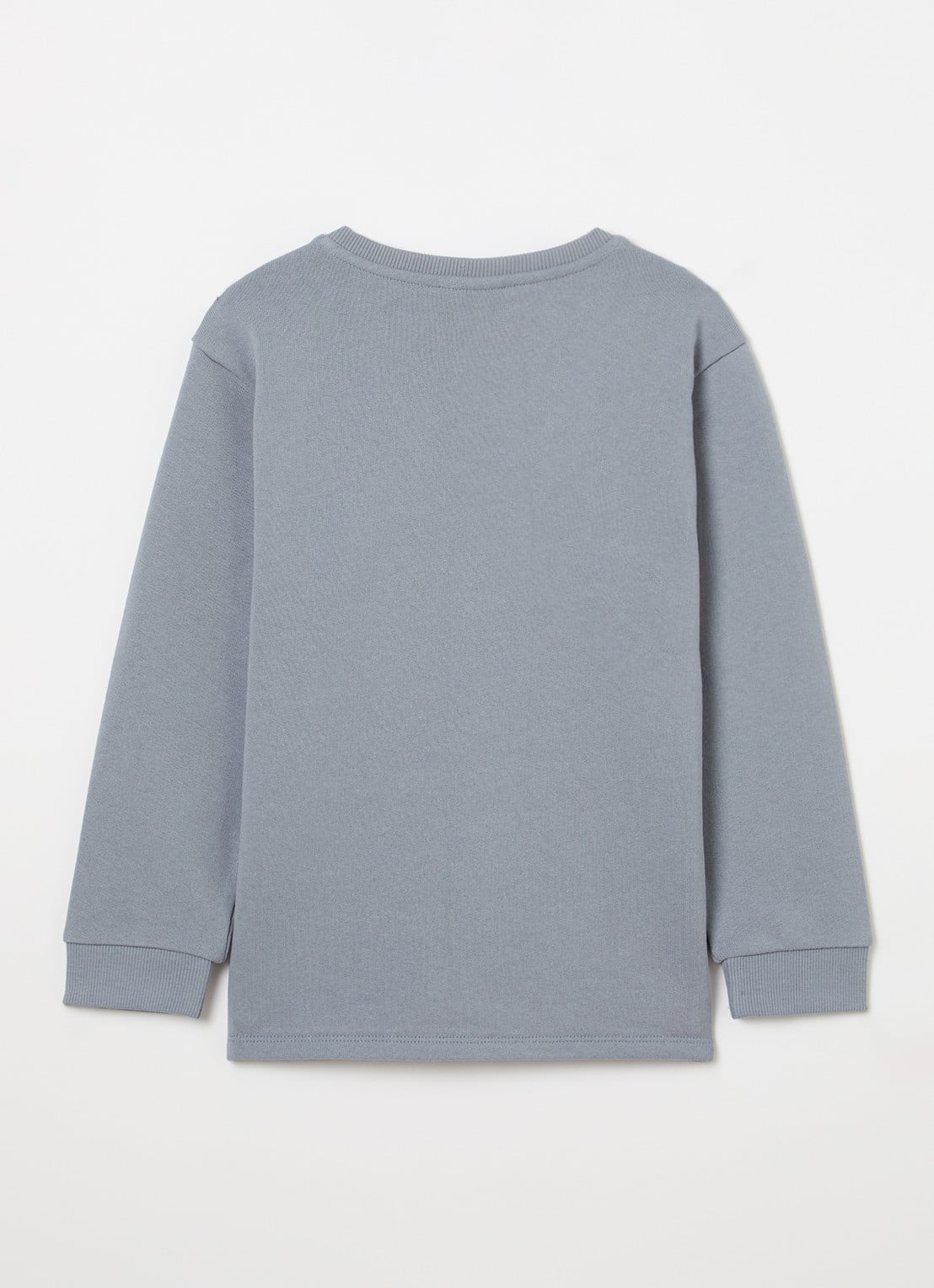 Lil 'Atelier NMMJobo sweater met ronde hals - voorkant 2 grijs