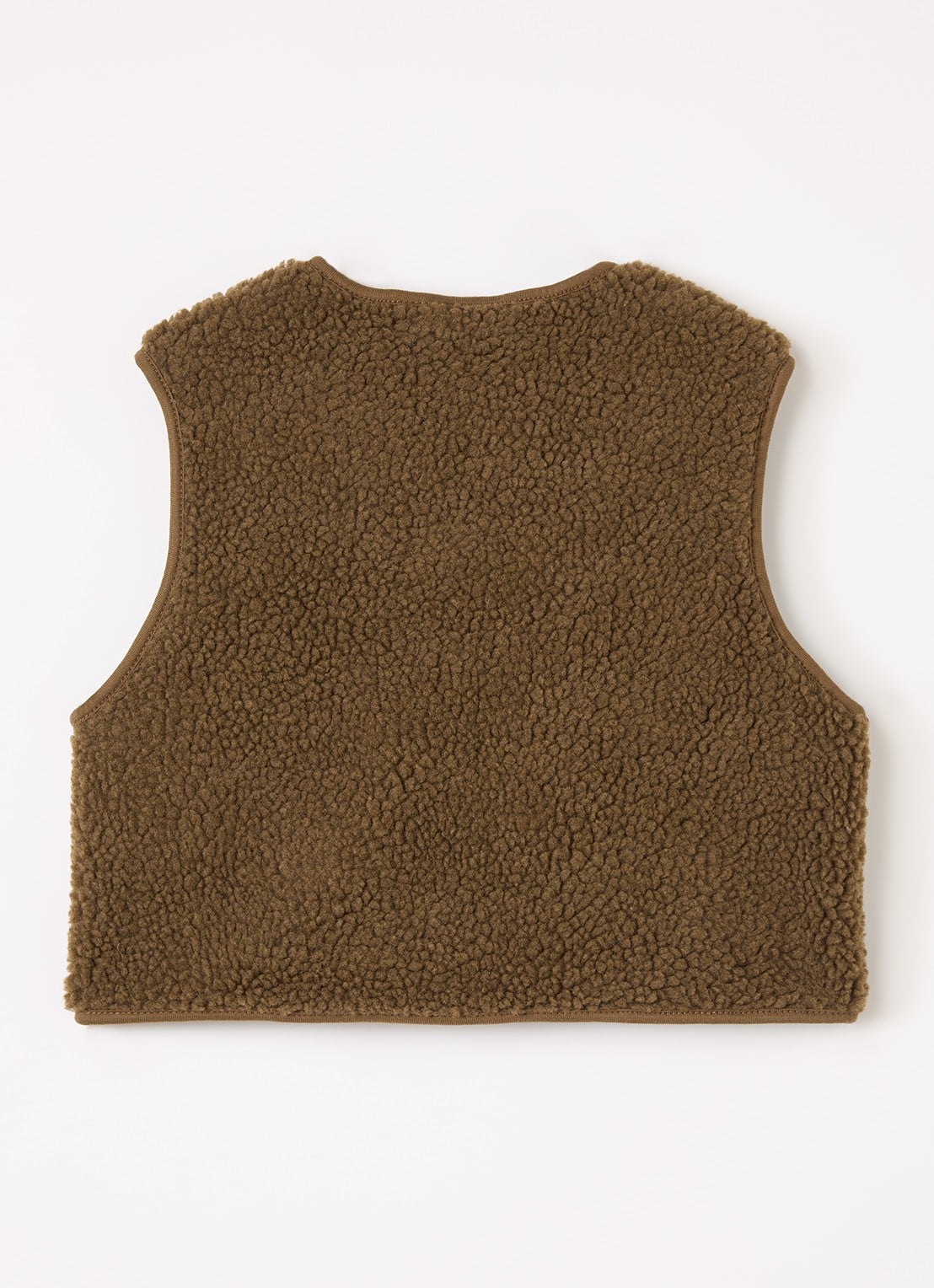 Lil 'Atelier NMMJono gilet van teddy - achterkant bruin