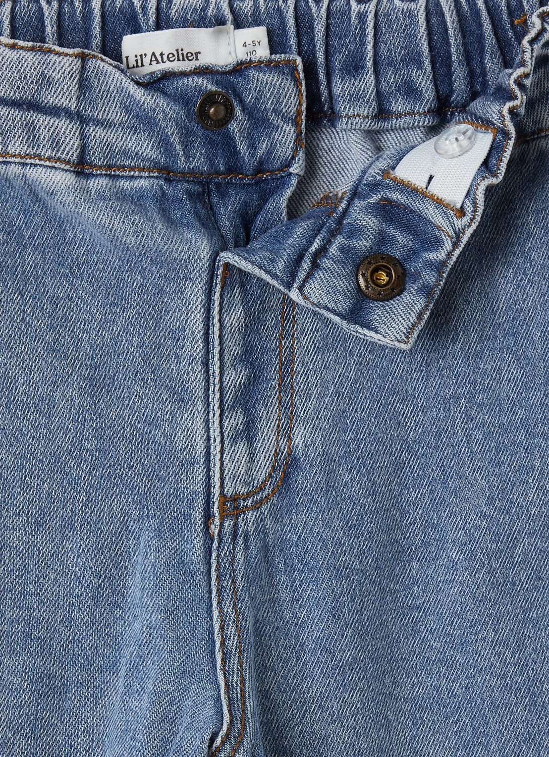 Lil 'Atelier NMMKarole loose fit jeans - detail jeans