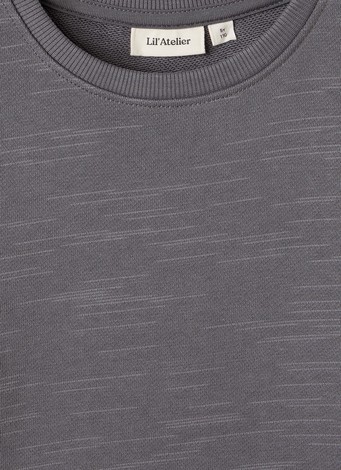 Lil 'Atelier NMMKavens sweater  - detail donkergrijs