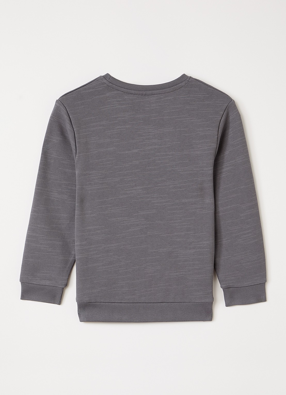 Lil 'Atelier NMMKavens sweater  - voorkant 3 donkergrijs